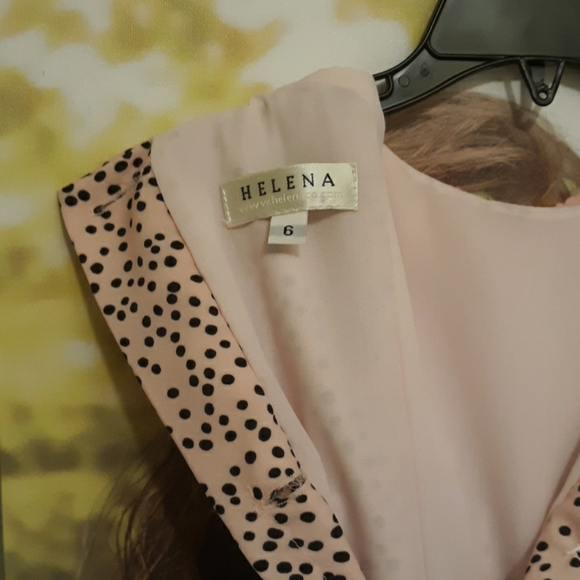 Helena Polka-Dot Bow Dress - Picture 3 of 5